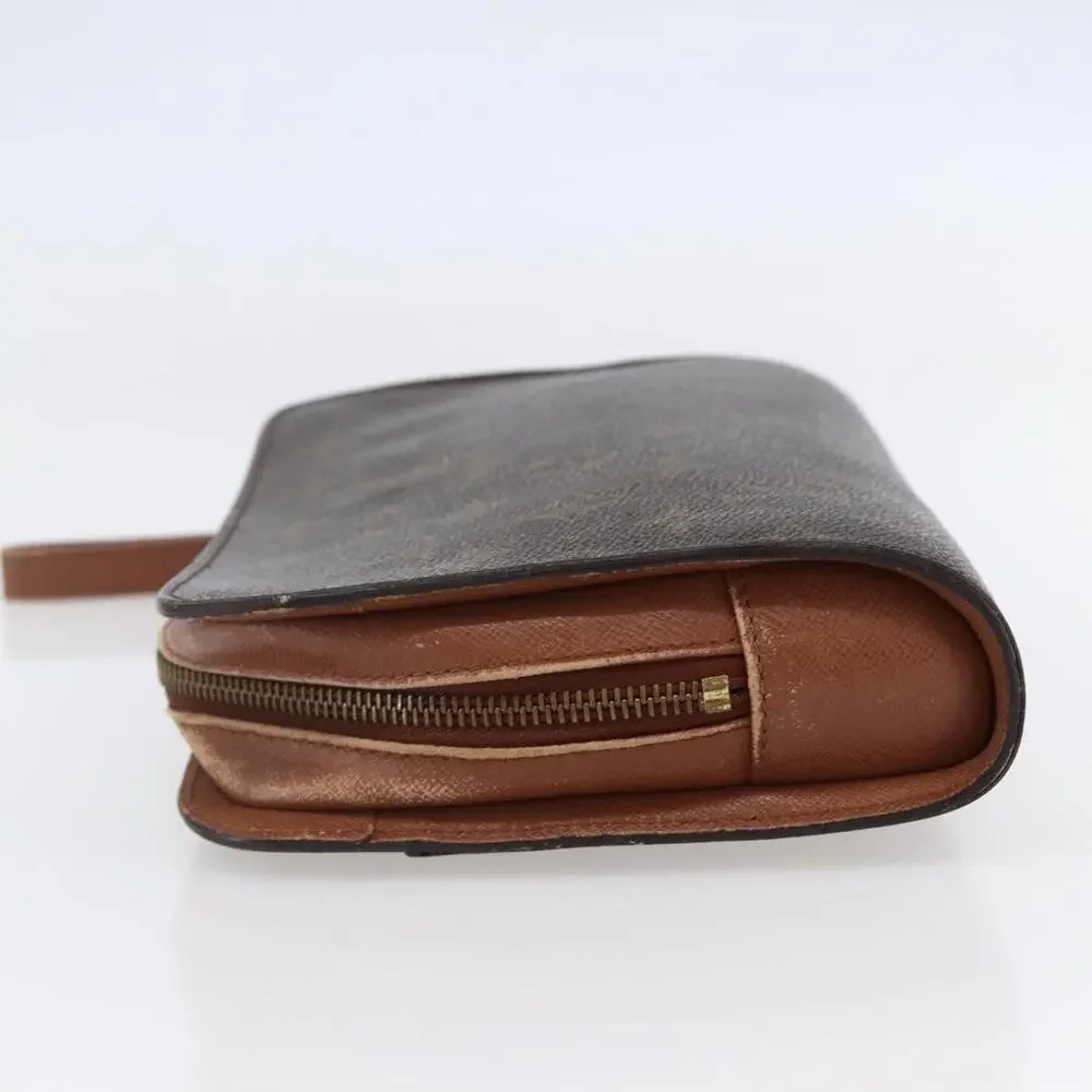 Louis Vuitton Monogram Orsay Clutch Bag Brown